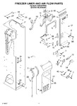 Diagram for 08 - Freezer Liner And Air Flow Parts