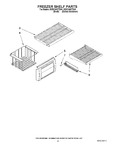 Diagram for 03 - Freezer Shelf Parts