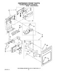 Diagram for 12 - Dispenser Front Parts