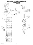 Diagram for 09 - Motor And Ice Container Parts