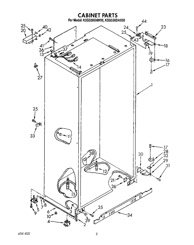 Diagram for KSSS36DAW00