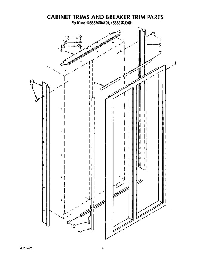 Diagram for KSSS36DAW00