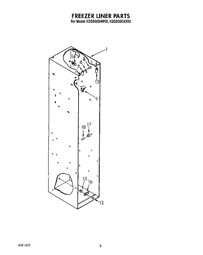 Diagram for KSSS36DAW00