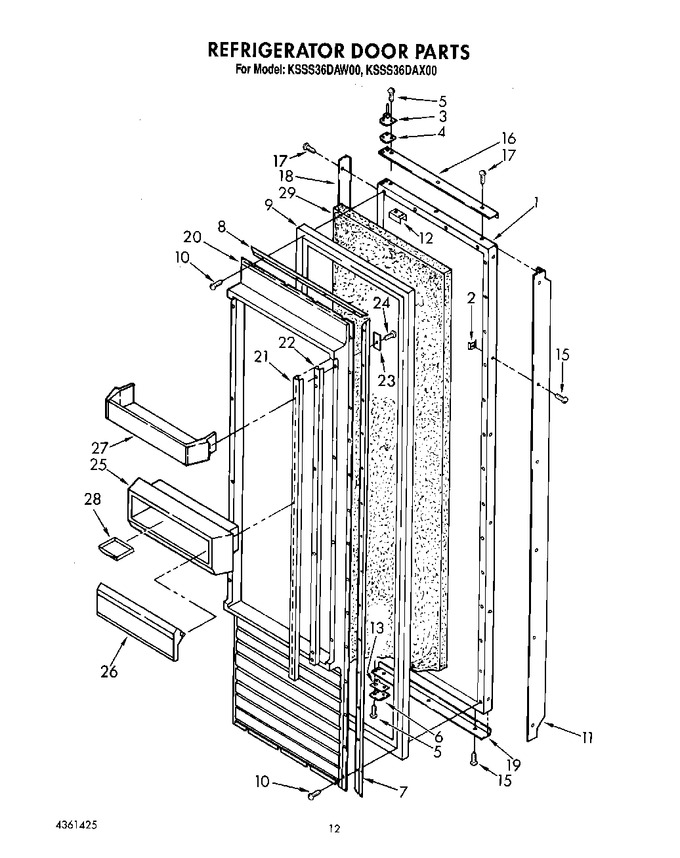 Diagram for KSSS36DAW00