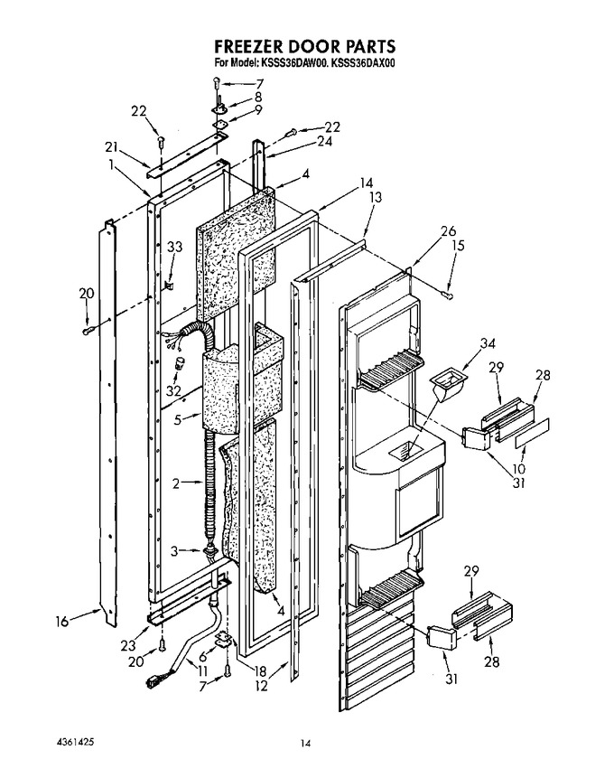 Diagram for KSSS36DAW00