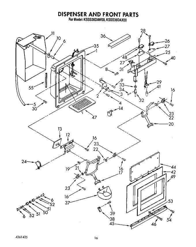 Diagram for KSSS36DAW00