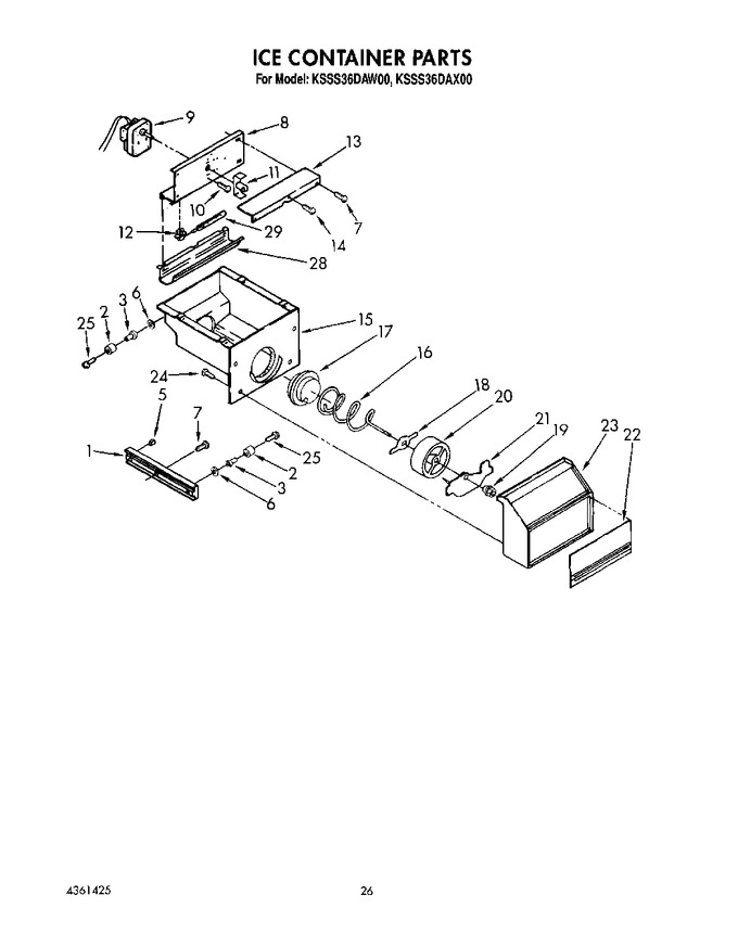 Diagram for KSSS36DAW00