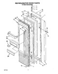 Diagram for 10 - Refrigerator Door