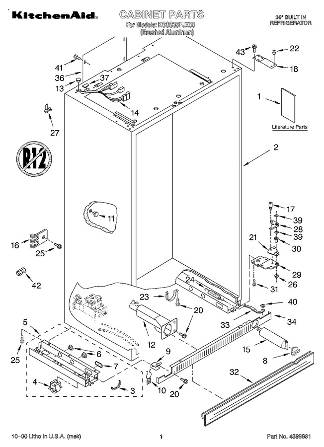 Diagram for KSSS36FJX00