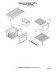 Diagram for 03 - Freezer Shelf Parts