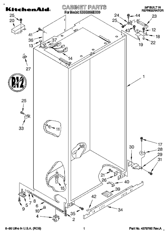 Diagram for KSSS36MDX00