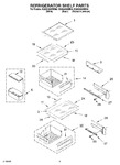 Diagram for 07 - Refrigerator Shelf Parts