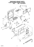Diagram for 12 - Dispenser And Front Parts
