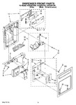 Diagram for 12 - Dispenser Front Parts