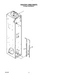 Diagram for 05 - Freezer Liner