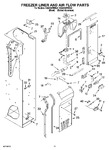 Diagram for 08 - Freezer Liner And Air Flow Parts