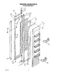 Diagram for 10 - Freezer Door