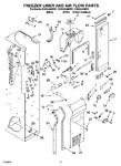Diagram for 08 - Freezer Liner And Air Flow Parts