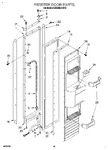 Diagram for 10 - Freezer Door