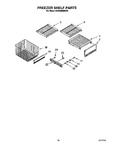 Diagram for 15 - Freezer Shelf