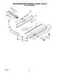 Diagram for 16 - Refrigerator Control Panel
