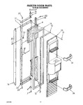 Diagram for 11 - Freezer Door
