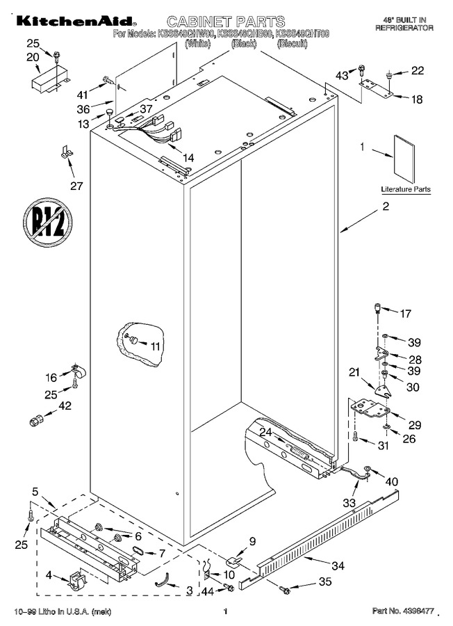 Diagram for KSSS48QHW00