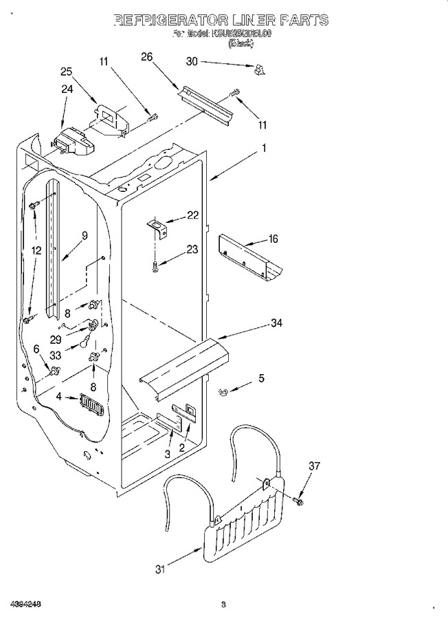 Diagram for KSUB25QDBL00