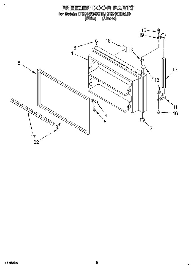 Diagram for KTHD18KDWH00