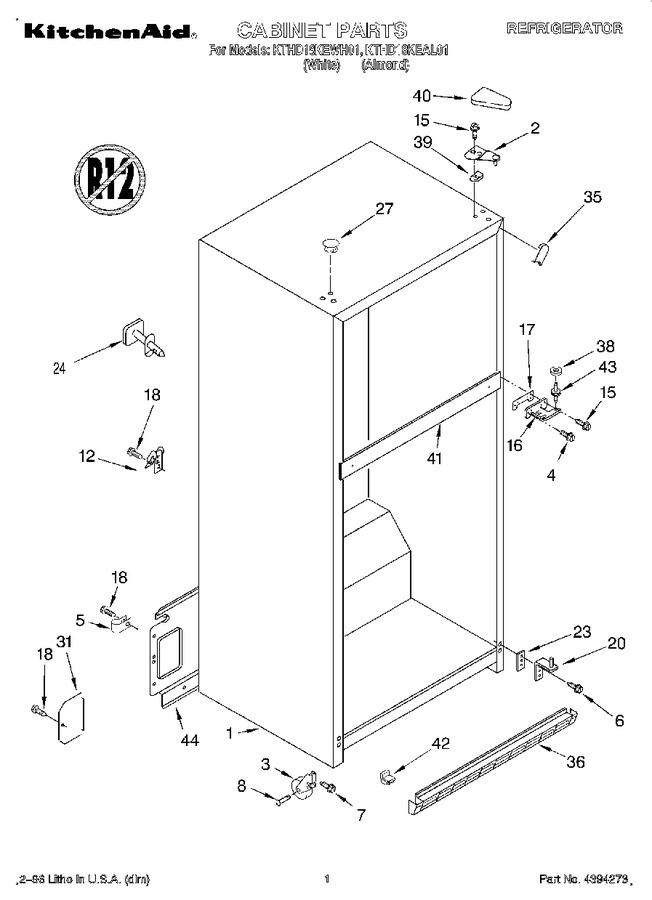 Diagram for KTHD18KEAL01
