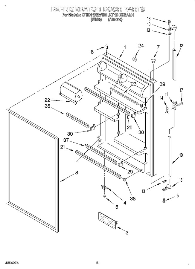 Diagram for KTHD18KEWH01