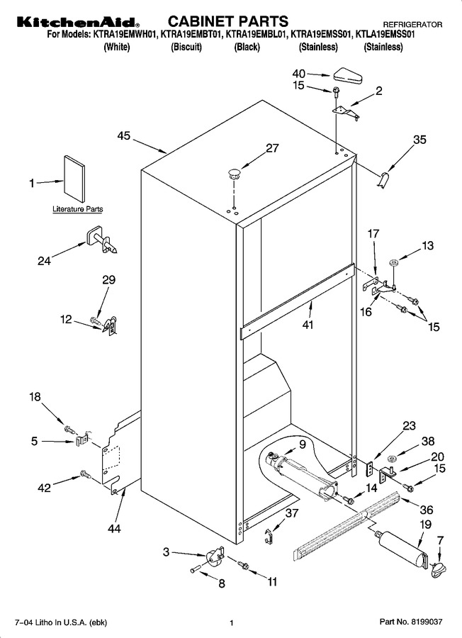 Diagram for KTRA19EMWH01