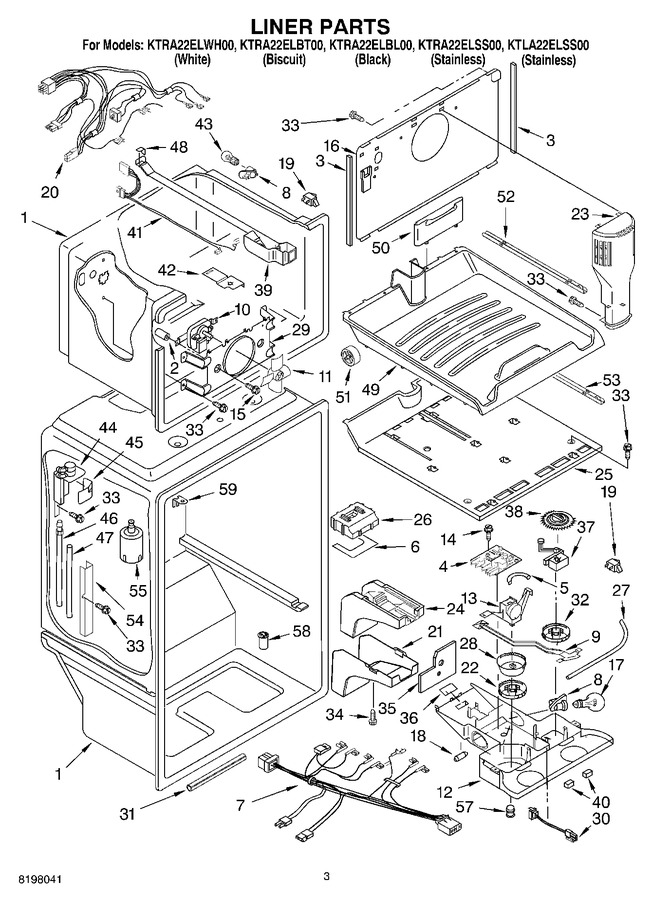 Diagram for KTRA22ELWH00