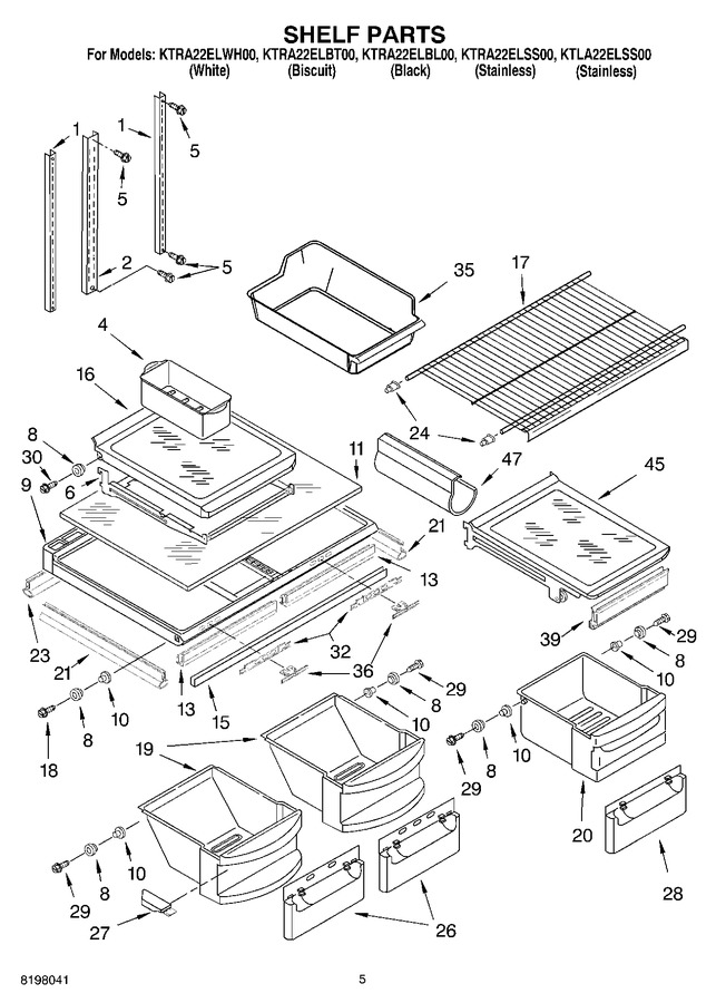 Diagram for KTRA22ELWH00