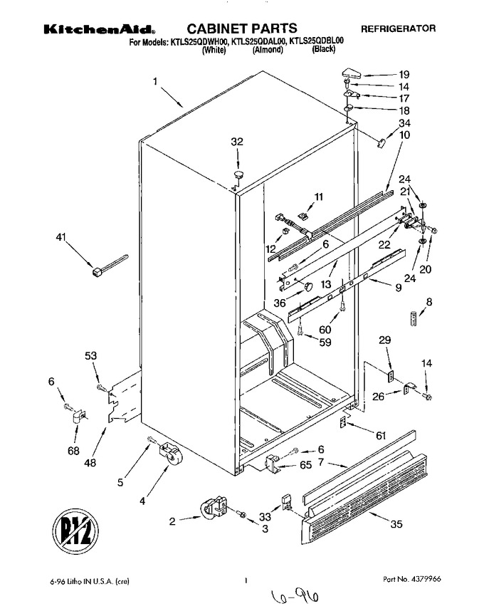 Diagram for KTLS25QDBL00