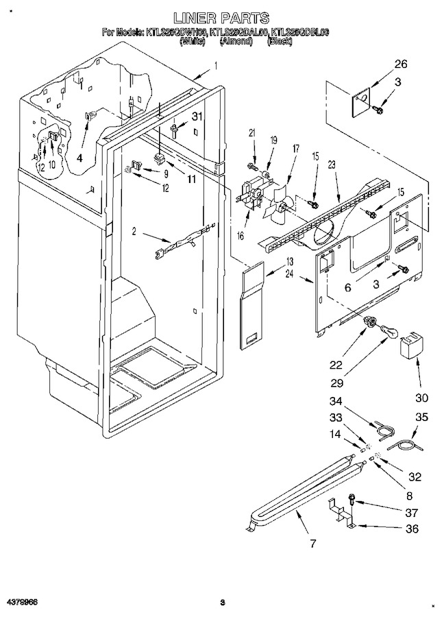 Diagram for KTLS25QDBL00