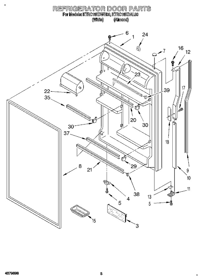 Diagram for KTRC18KDWH00