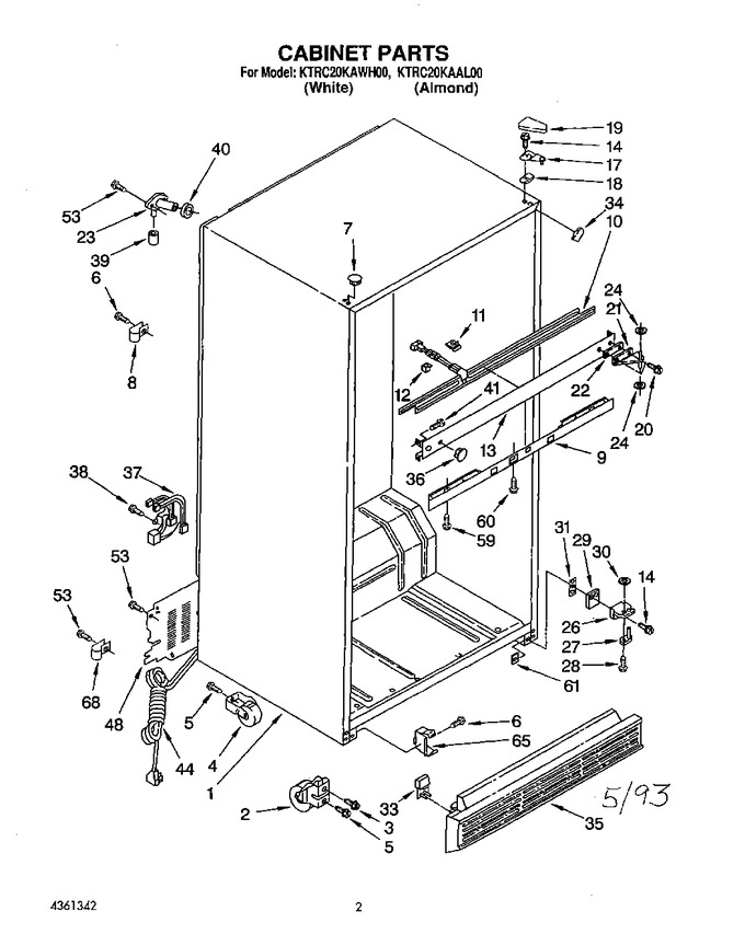 Diagram for KTRC20KAWH00