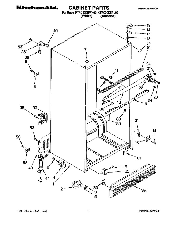 Diagram for KTRC20KBWH00