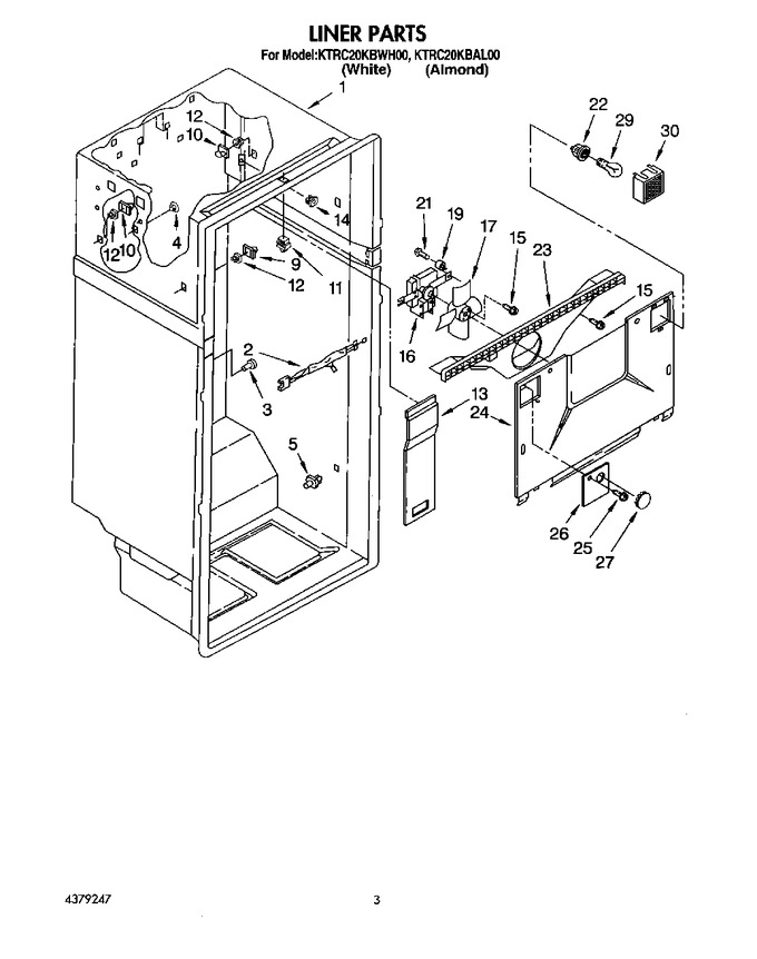 Diagram for KTRC20KBWH00