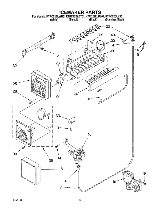 Diagram for KTRC22ELWH01