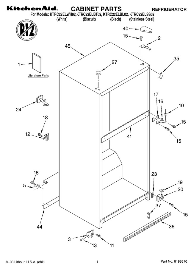 Diagram for KTRC22ELBL02