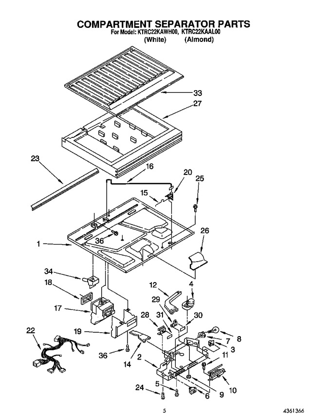 Diagram for KTRC22KAWH00