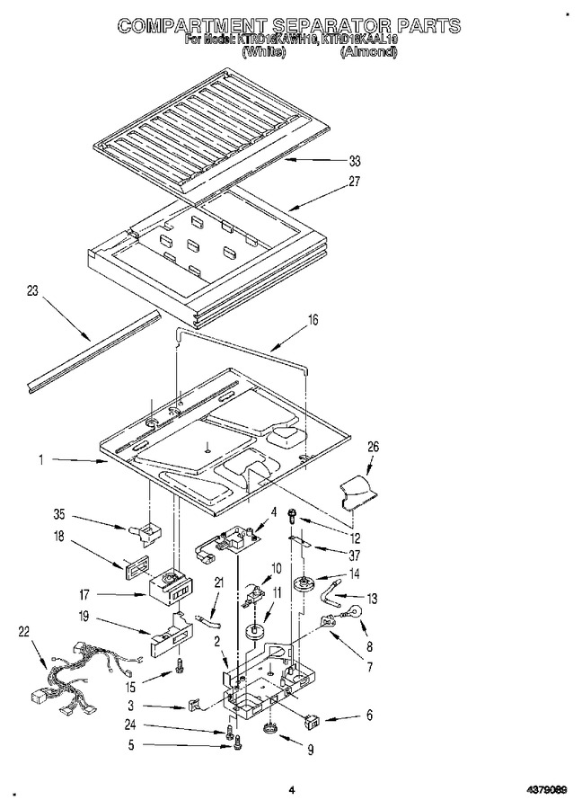 Diagram for KTRD18KAWH10
