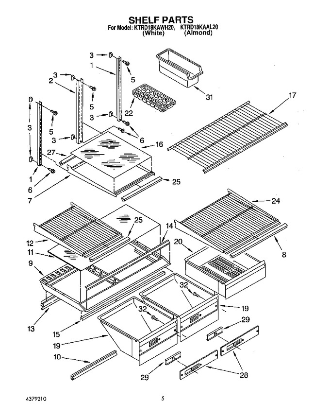 Diagram for KTRD18KAWH20