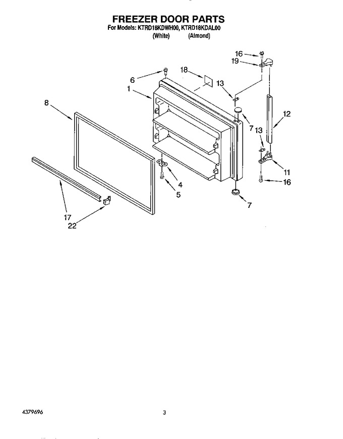 Diagram for KTRD18KDAL00