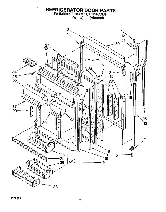 Diagram for KTRI18KAWH11