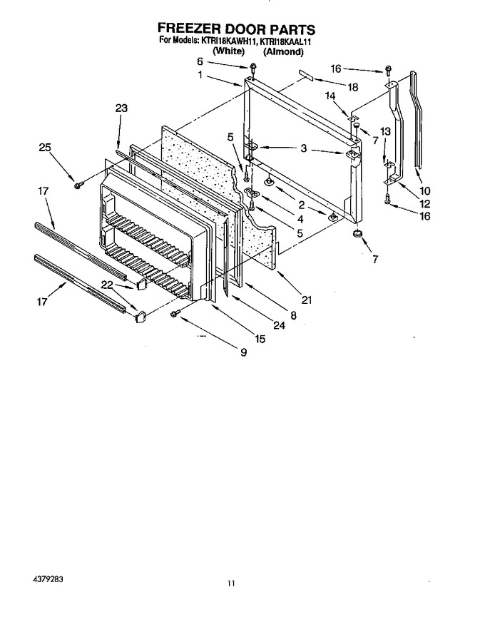 Diagram for KTRI18KAWH11