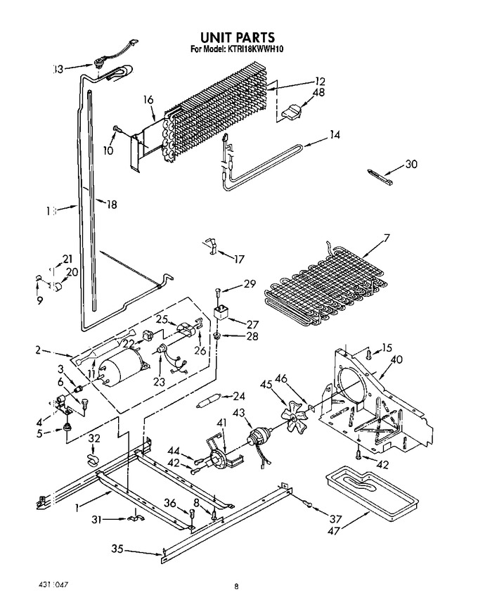 Diagram for KTRI18KWWH10
