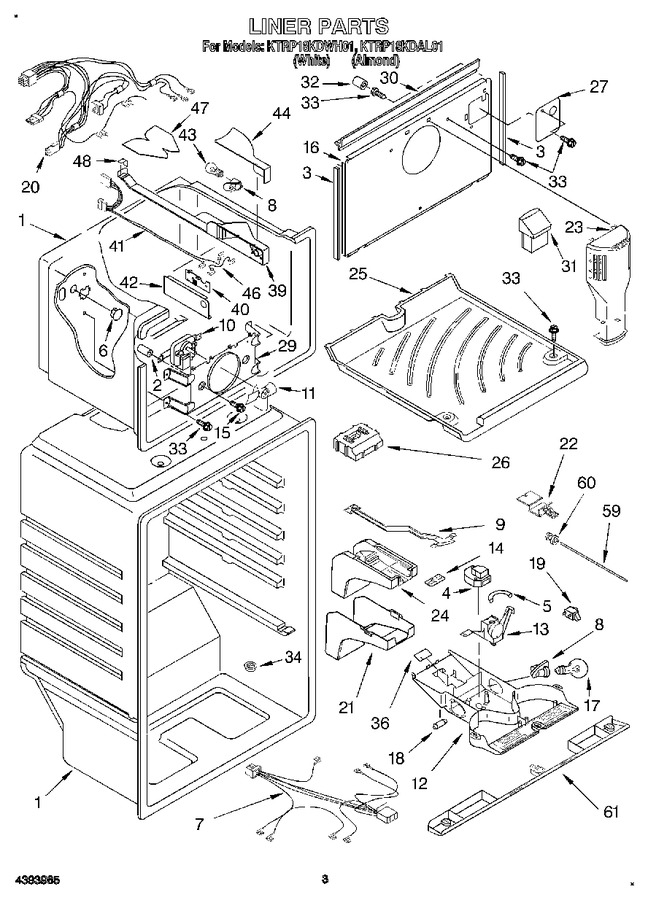Diagram for KTRP18KDWH01